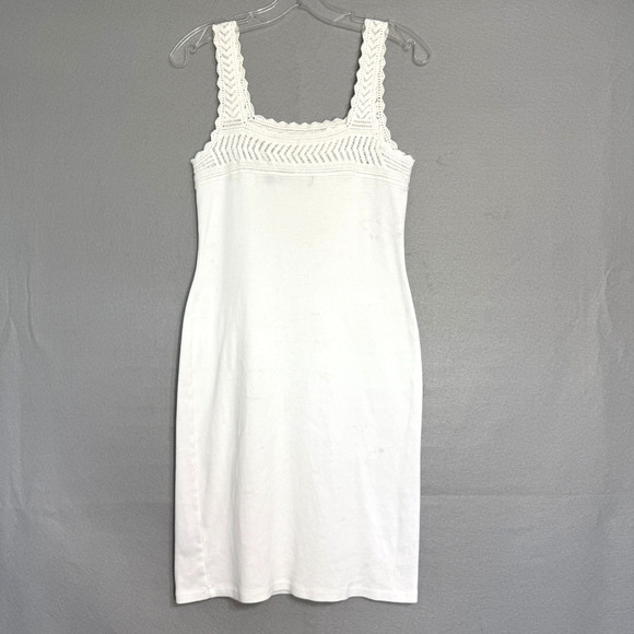 Lauren Ralph Lauren Women's Sleeveless Dress Size S Crochet Preppy Minimalist - Picture 1 of 8